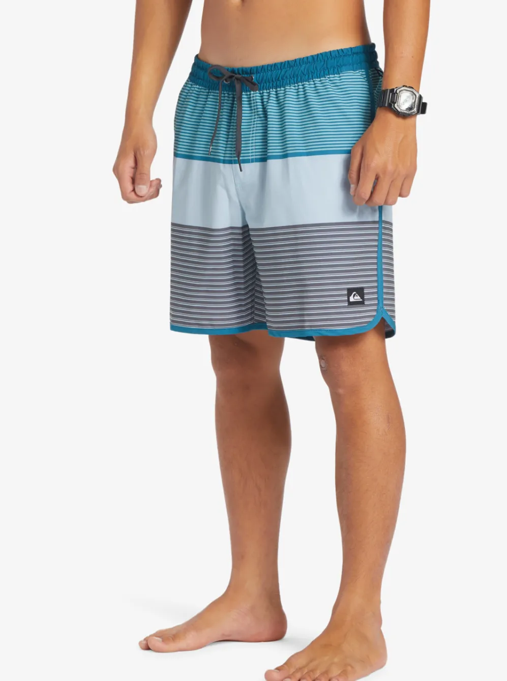 Quiksilver Elastic Waist|Surfsilk Tijuana 17" Volleys Maroccan Blue