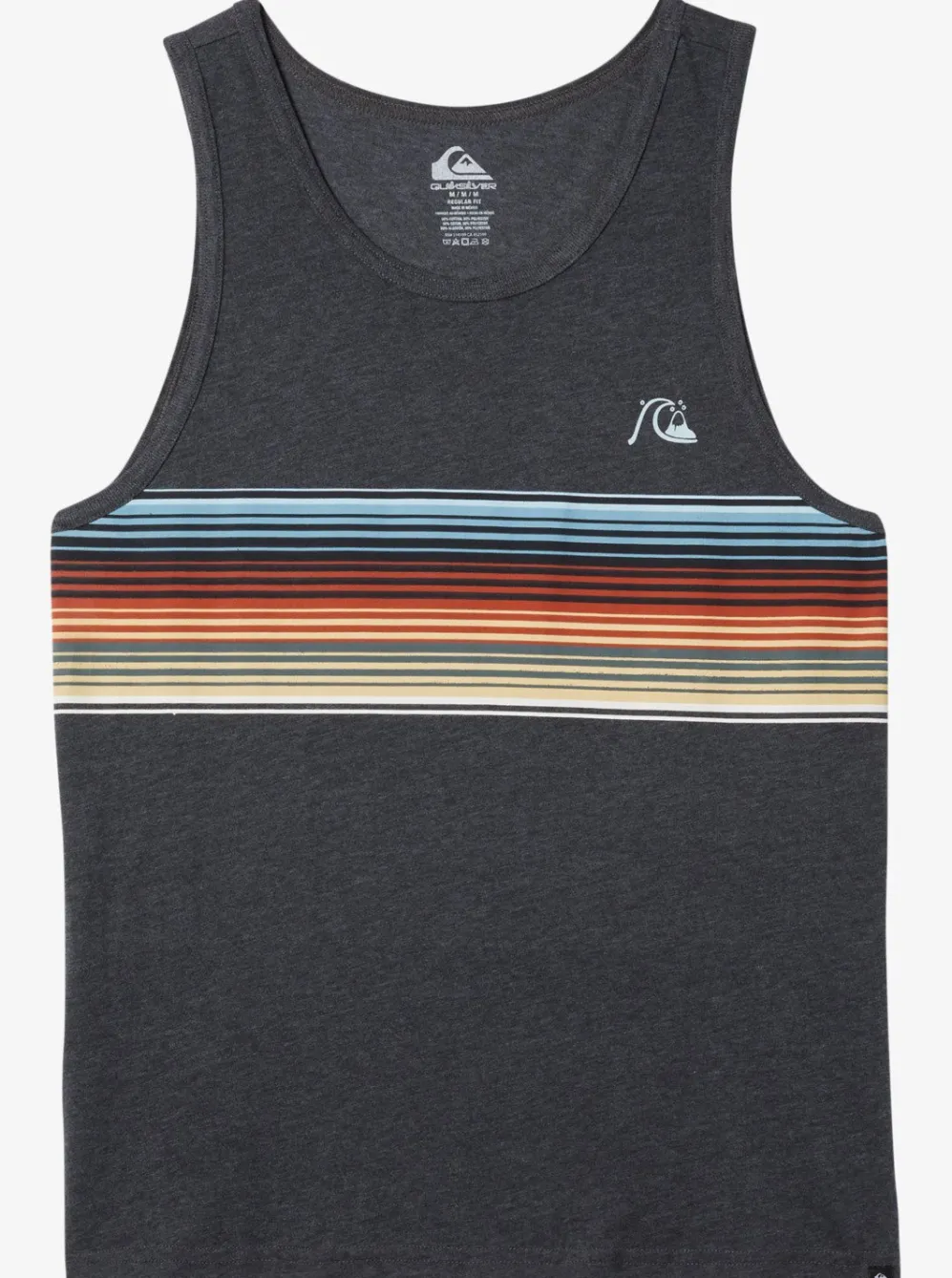 Quiksilver Tees|Swell Vision Tank Mj0 T-Shirt Charcoal Heather