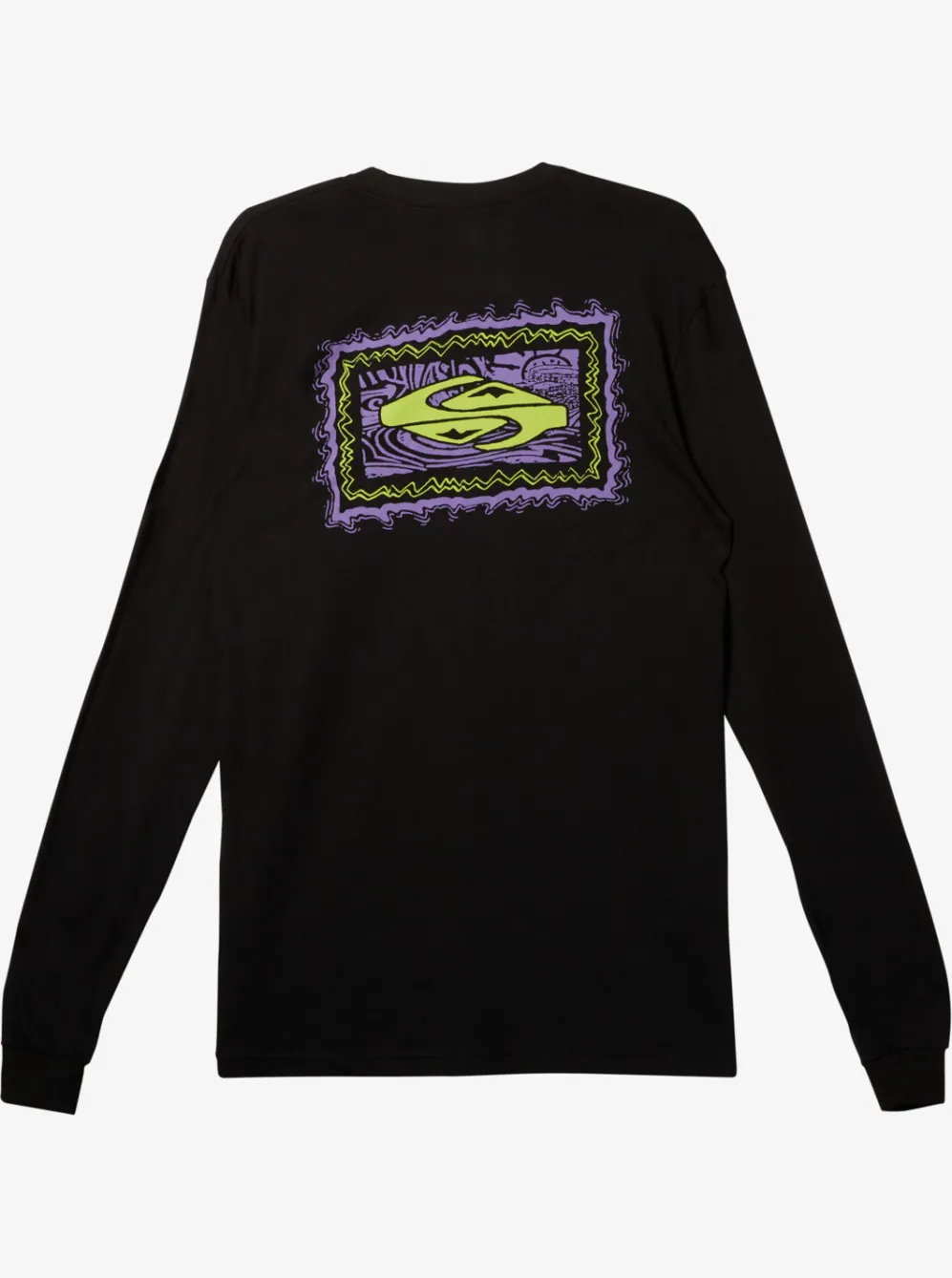Quiksilver Tees|Taking Roots Long Sleeve T-Shirt Black