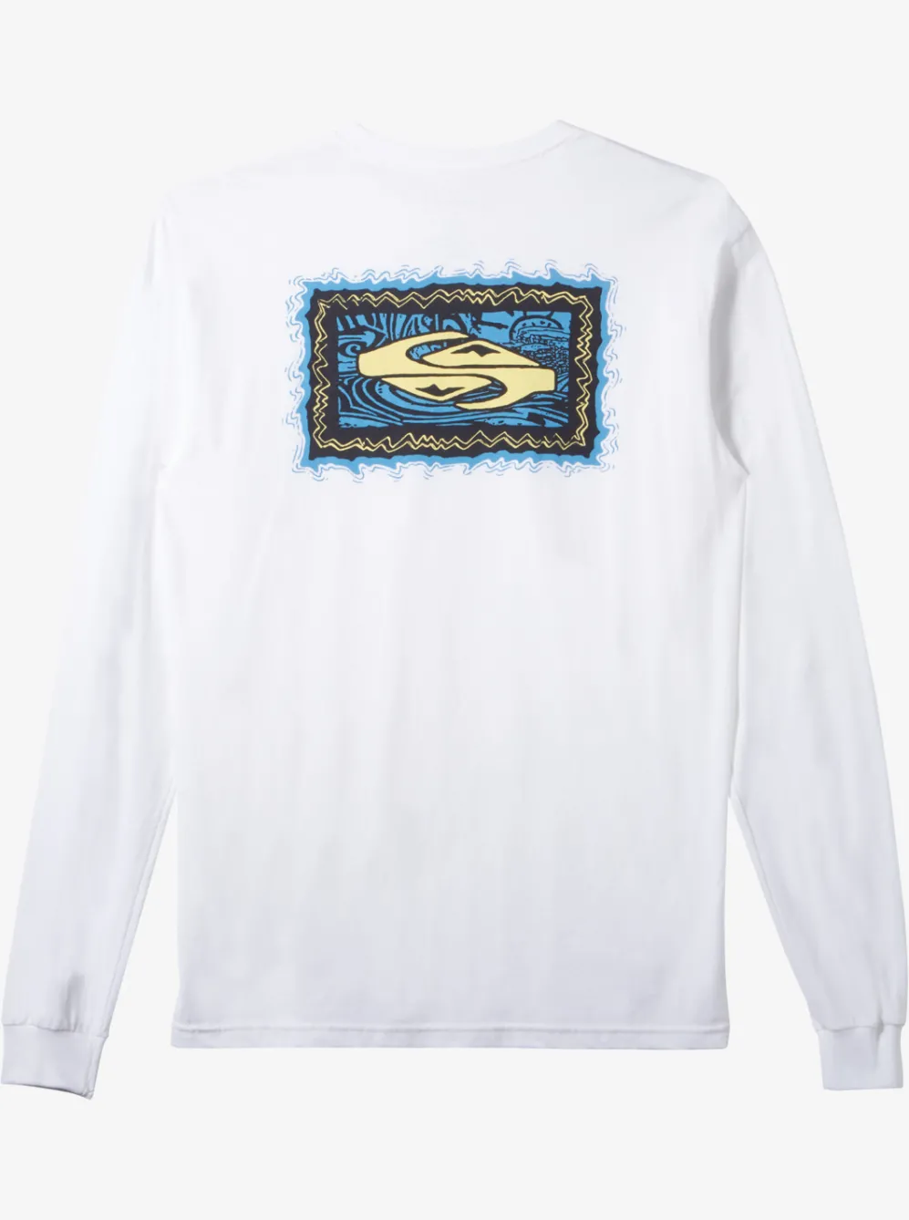 Quiksilver Tees|Taking Roots Long Sleeve T-Shirt White