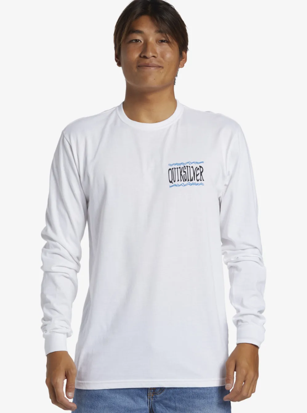 Quiksilver Tees|Taking Roots Long Sleeve T-Shirt White