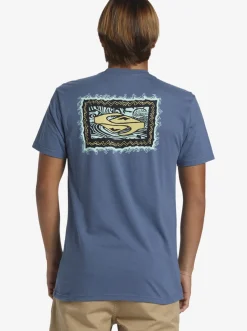 Quiksilver Tees|Taking Roots T-Shirt Bering Sea