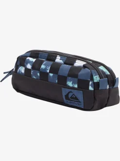 Quiksilver Backpacks & Bags|Tasmen Pencil Case Bering Sea Check Tie Dye 233