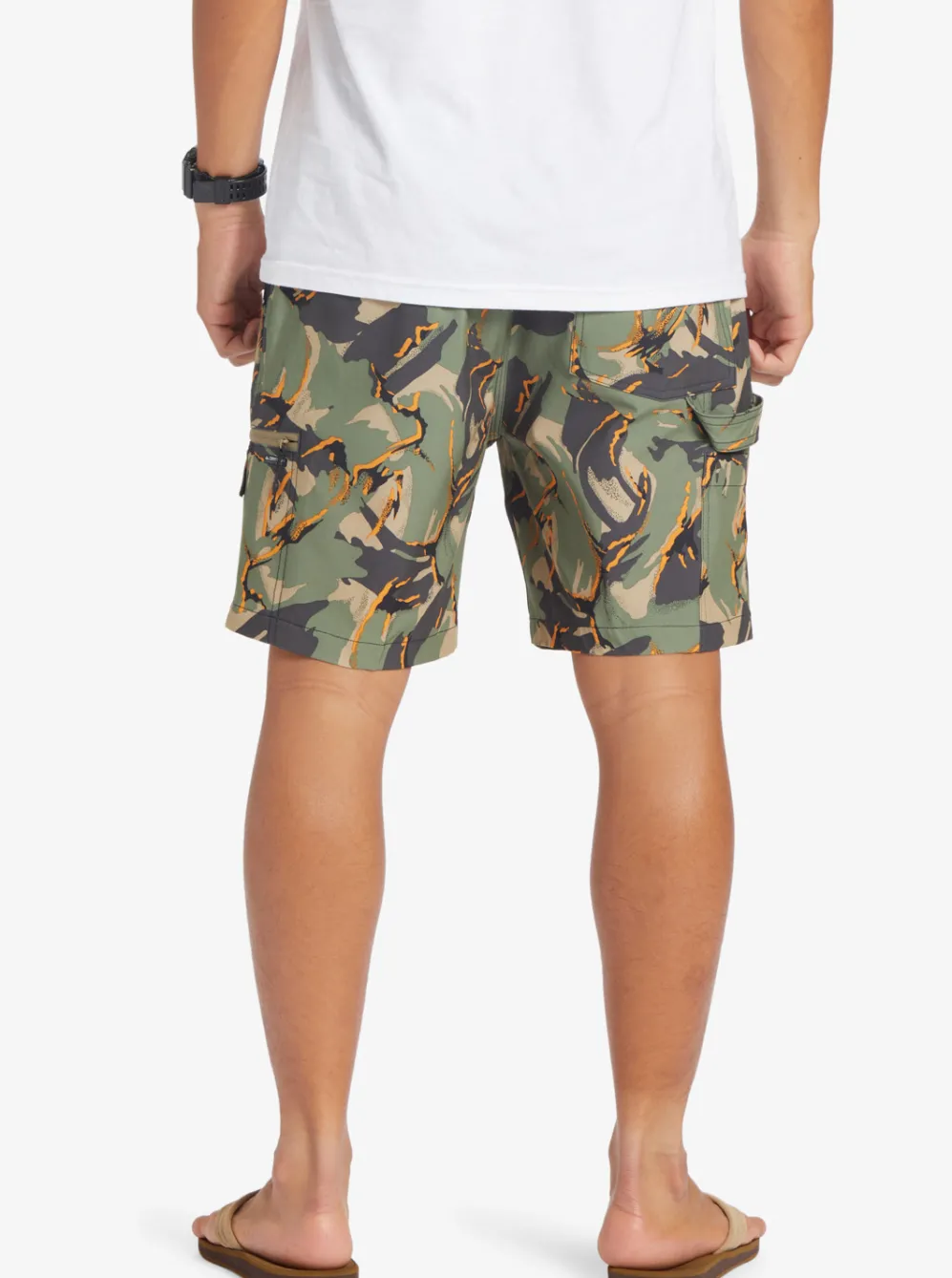 Quiksilver Boardshorts|Taxer Cargo 18" Amphibian Boardshorts Camo - Plage