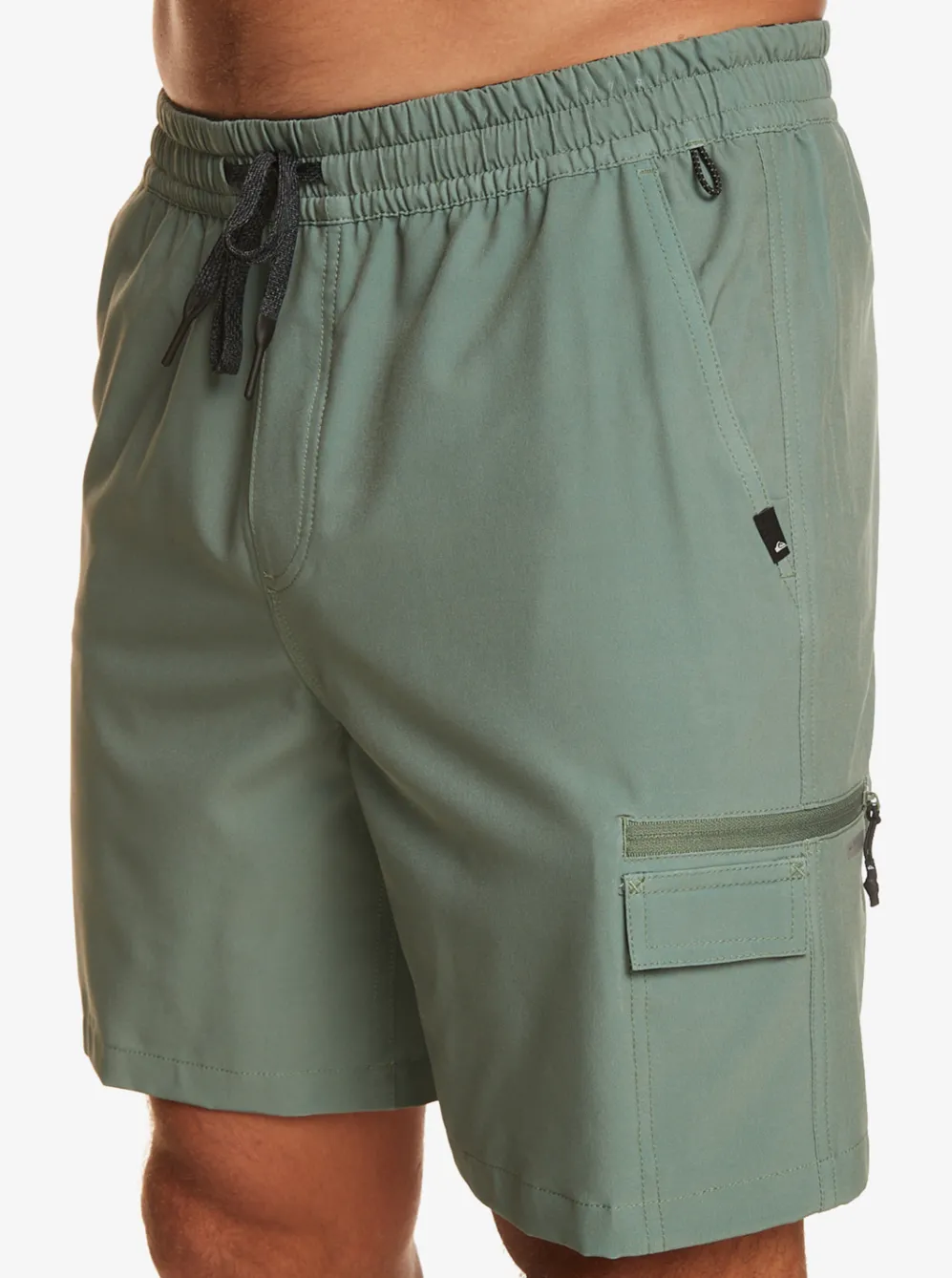Quiksilver Boardshorts|Taxer Cargo 18" Amphibian Boardshorts Laurel Wreath