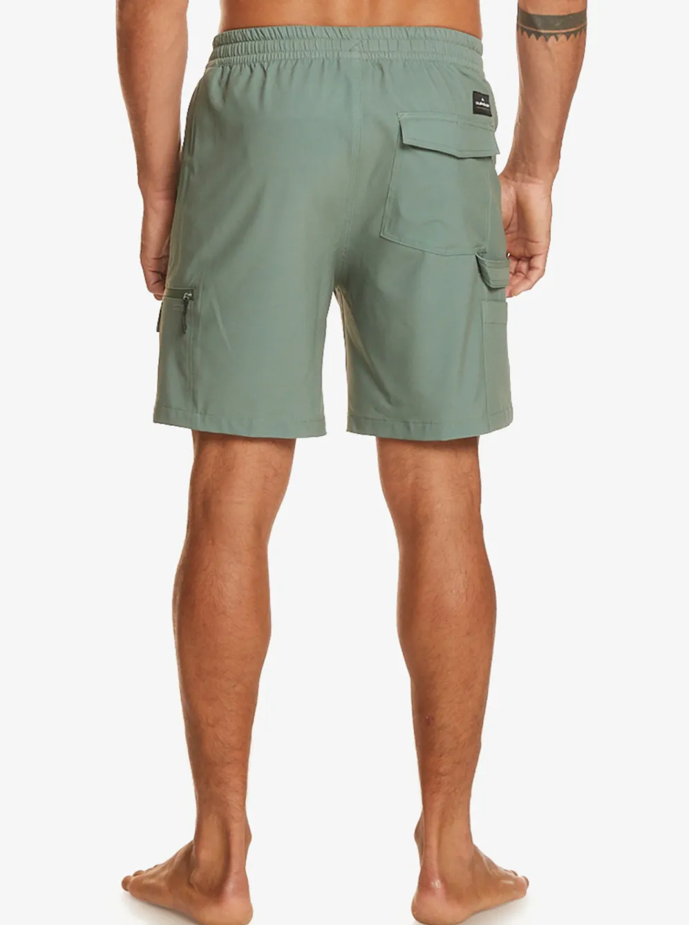 Quiksilver Boardshorts|Taxer Cargo 18" Amphibian Boardshorts Laurel Wreath