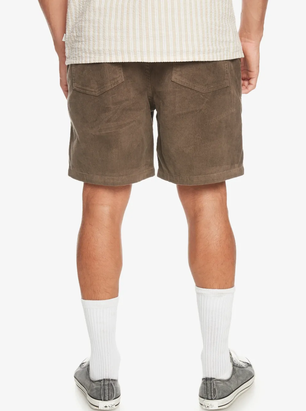 Quiksilver Shorts & Amphibians|Taxer Cord Shorts Major Brown