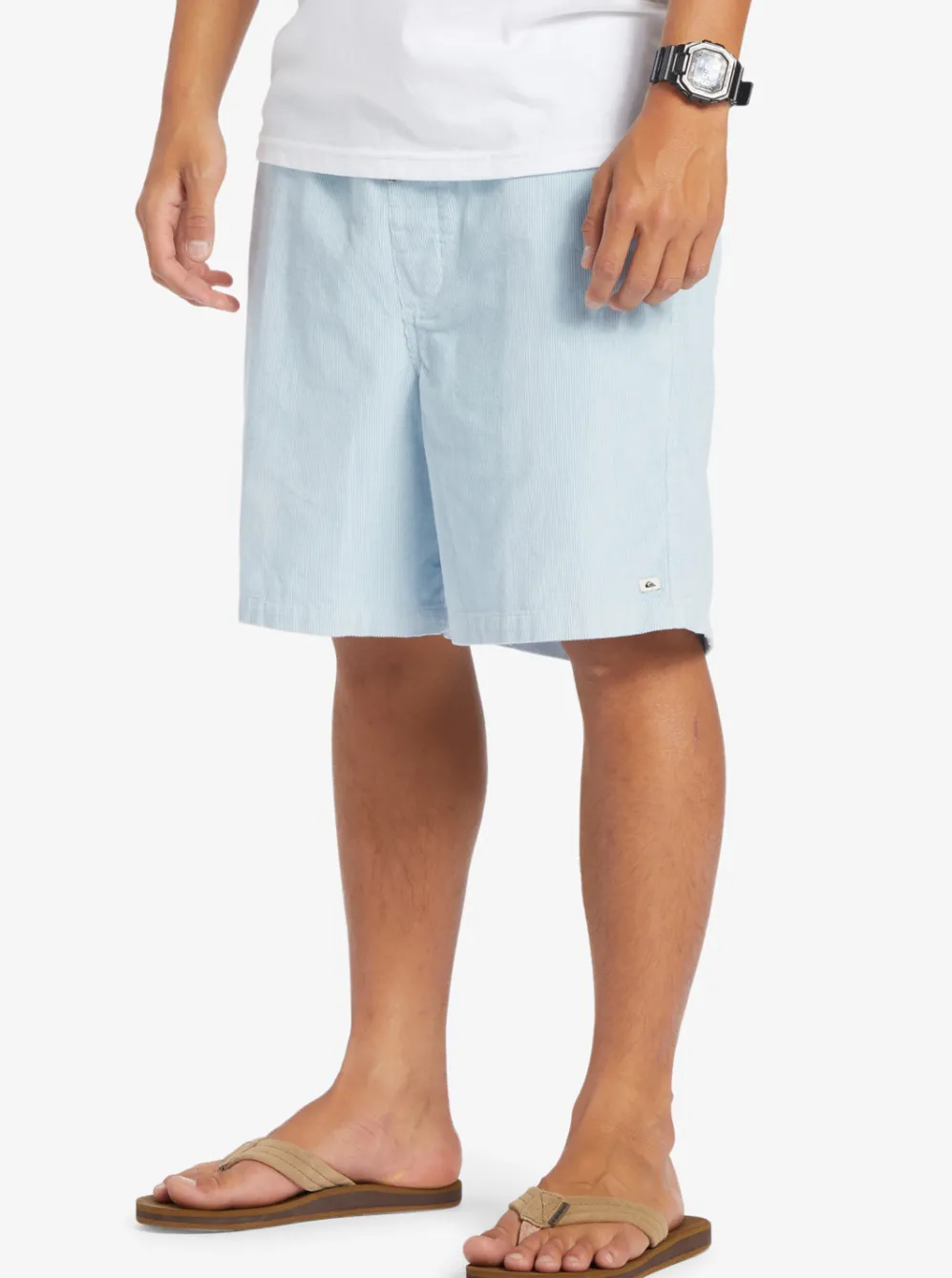 Quiksilver Shorts & Amphibians|Taxer Cord Shorts Celestial Blue