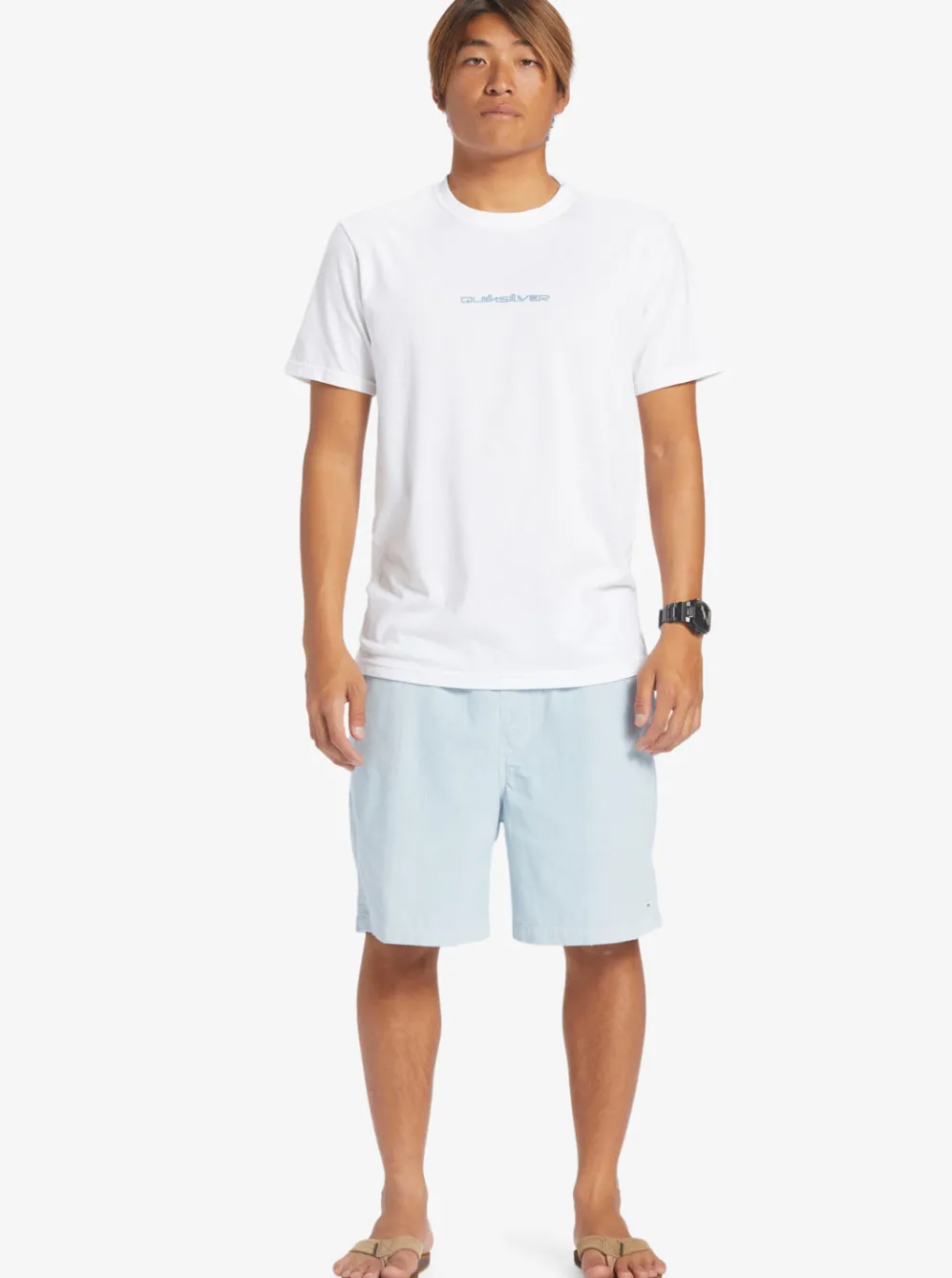 Quiksilver Shorts & Amphibians|Taxer Cord Shorts Celestial Blue