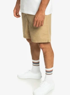 Quiksilver Shorts & Amphibians|Taxer Elastic Waist Shorts Plage