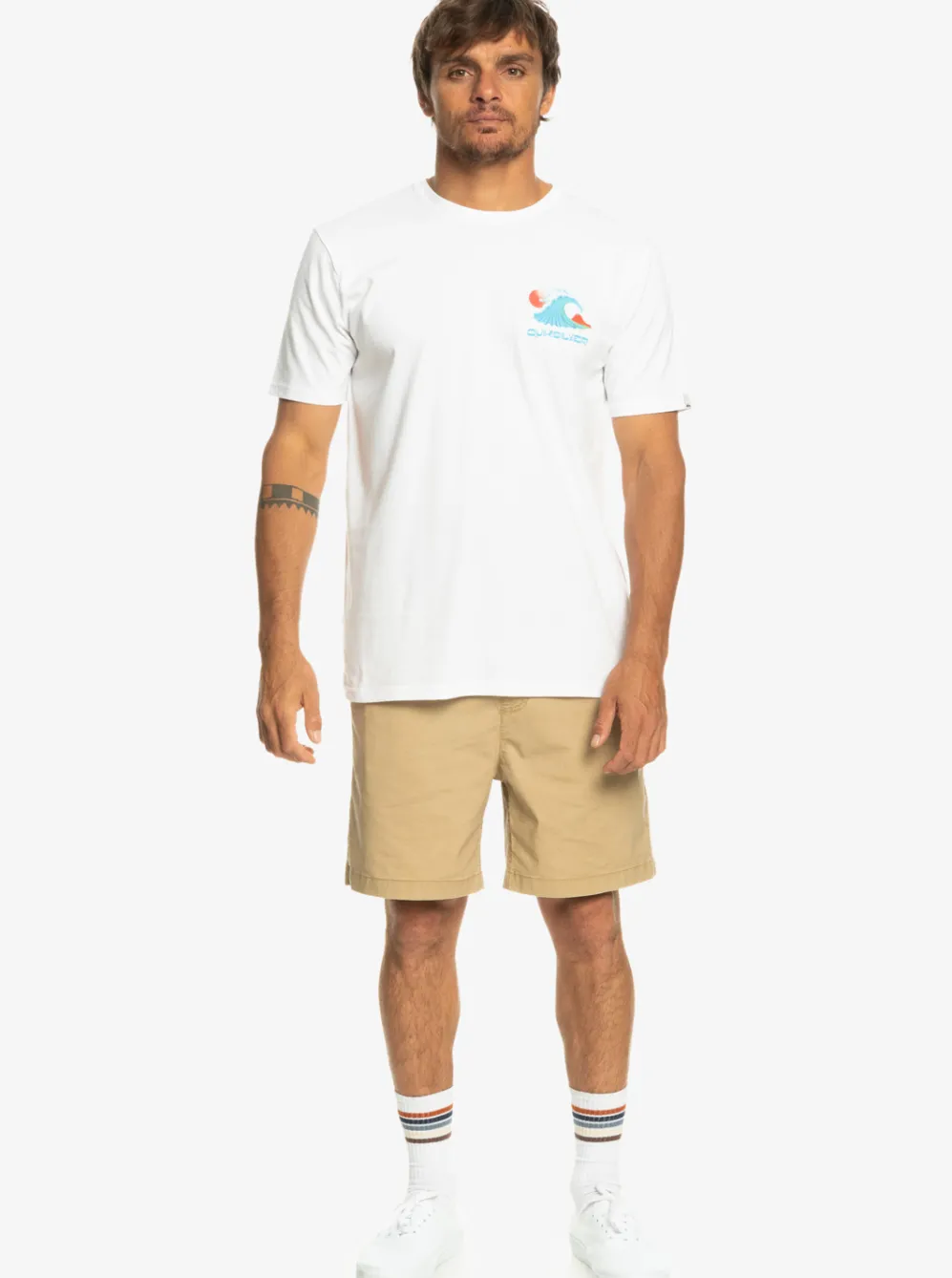 Quiksilver Shorts & Amphibians|Taxer Elastic Waist Shorts Plage