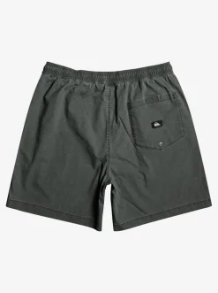 Quiksilver Shorts & Amphibians|Taxer Elastic Waist Shorts Black