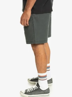 Quiksilver Shorts & Amphibians|Taxer Elastic Waist Shorts Black
