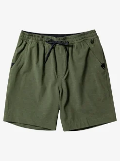 Quiksilver Boardshorts|Taxer Heather 18" Amphibian Boardshorts Four Leaf Clover