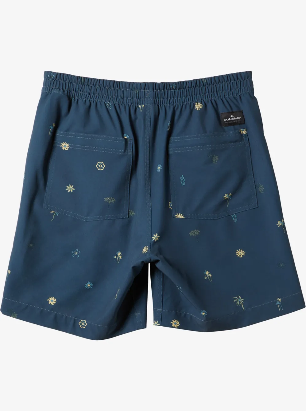 Quiksilver Boardshorts|Taxer Print 18" Amphibian Boardshorts Bering Sea