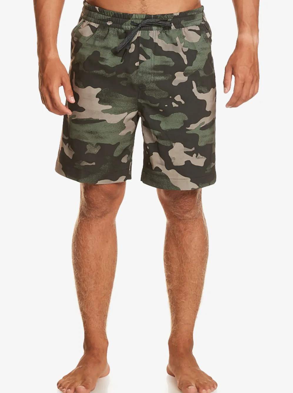 Quiksilver Boardshorts|Taxer Print 18" Amphibian Boardshorts Tarmac