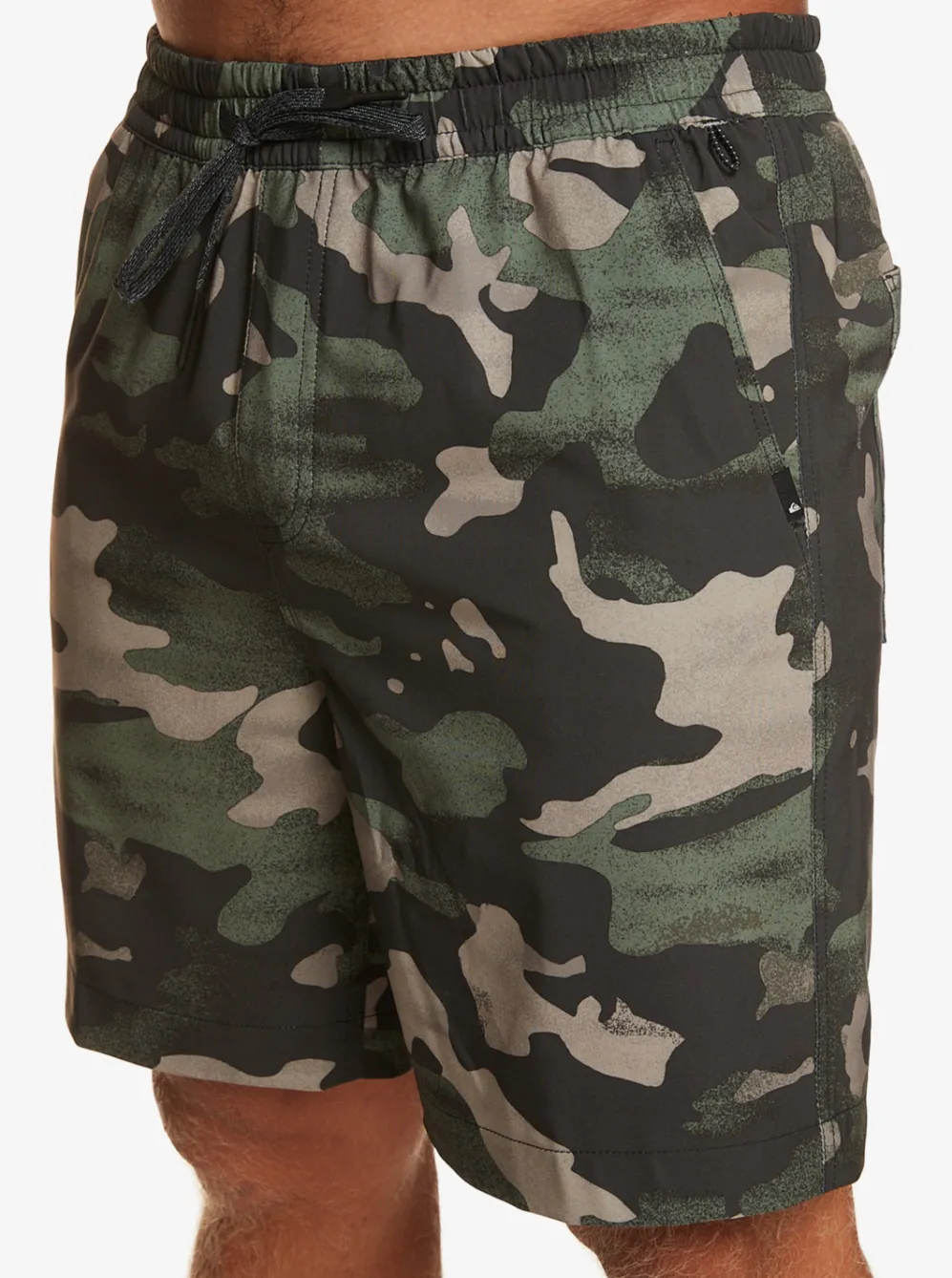 Quiksilver Boardshorts|Taxer Print 18" Amphibian Boardshorts Tarmac