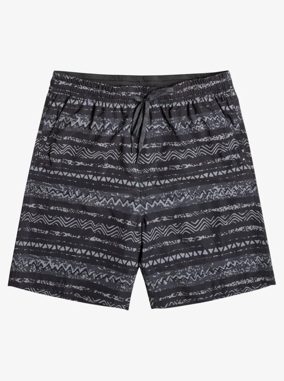Quiksilver Boardshorts|Taxer Print 18" Amphibian Boardshorts Black