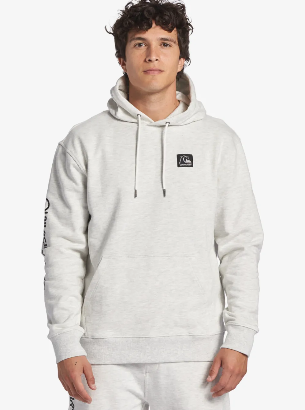 Quiksilver Sweatshirts & Hoodies|The Original Hoodie White Marble Heather