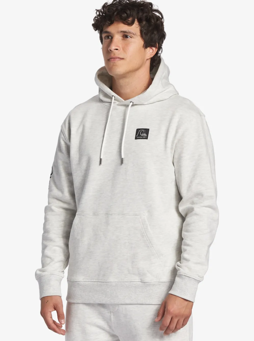 Quiksilver Sweatshirts & Hoodies|The Original Hoodie White Marble Heather