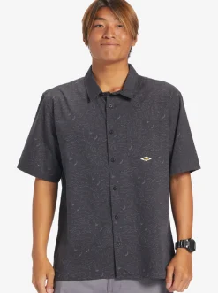 Quiksilver Shirts & Polos|The Saturn Short Sleeve Shirt Tarmac Tribal Floral