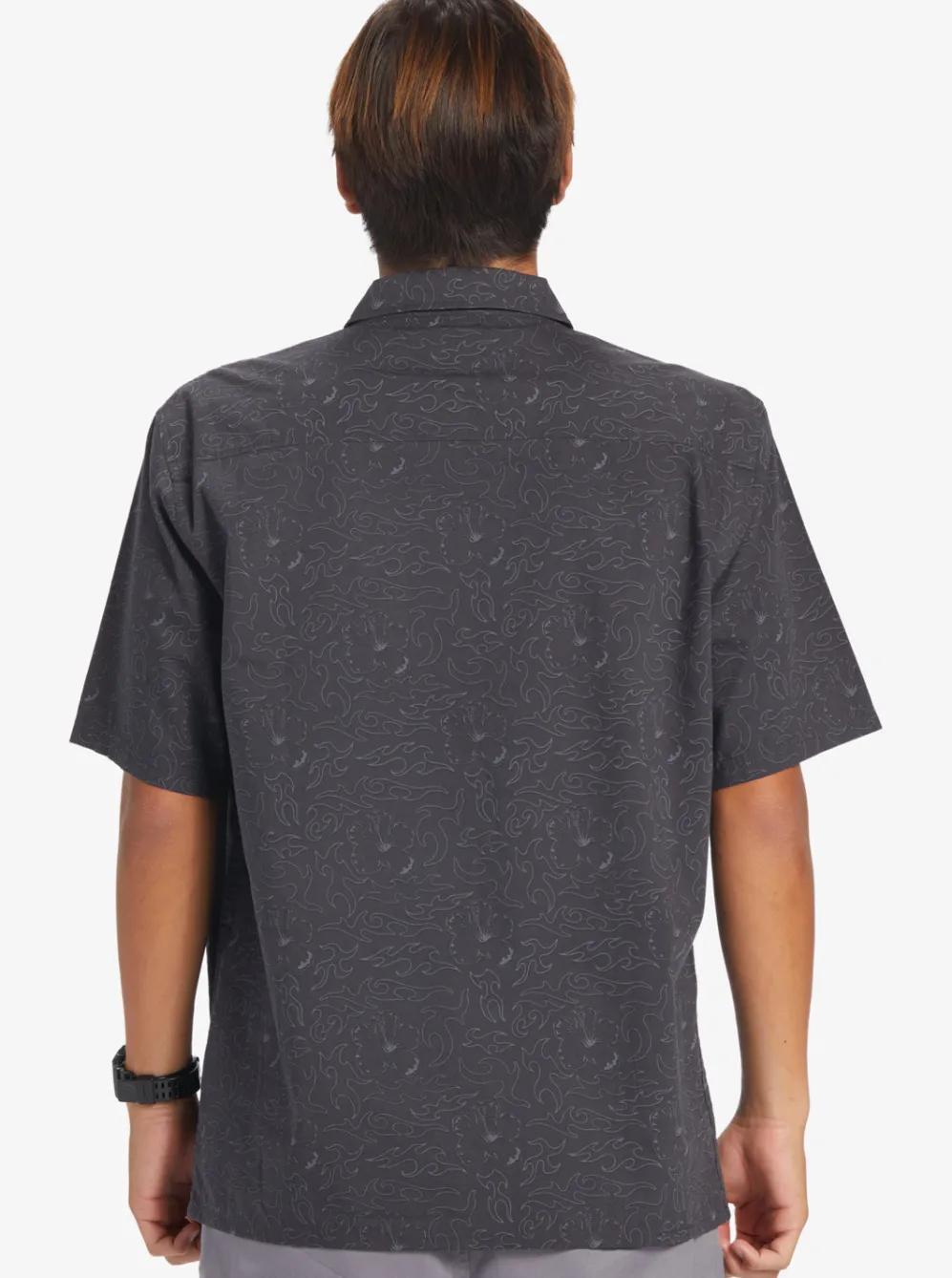 Quiksilver Shirts & Polos|The Saturn Short Sleeve Shirt Tarmac Tribal Floral