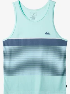 Quiksilver Tees|Tijuana Stripe Tank Top Beach Glass Heather