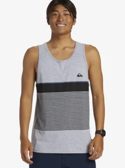 Quiksilver Tees|Tijuana Stripe Tank Top Athletic Heather