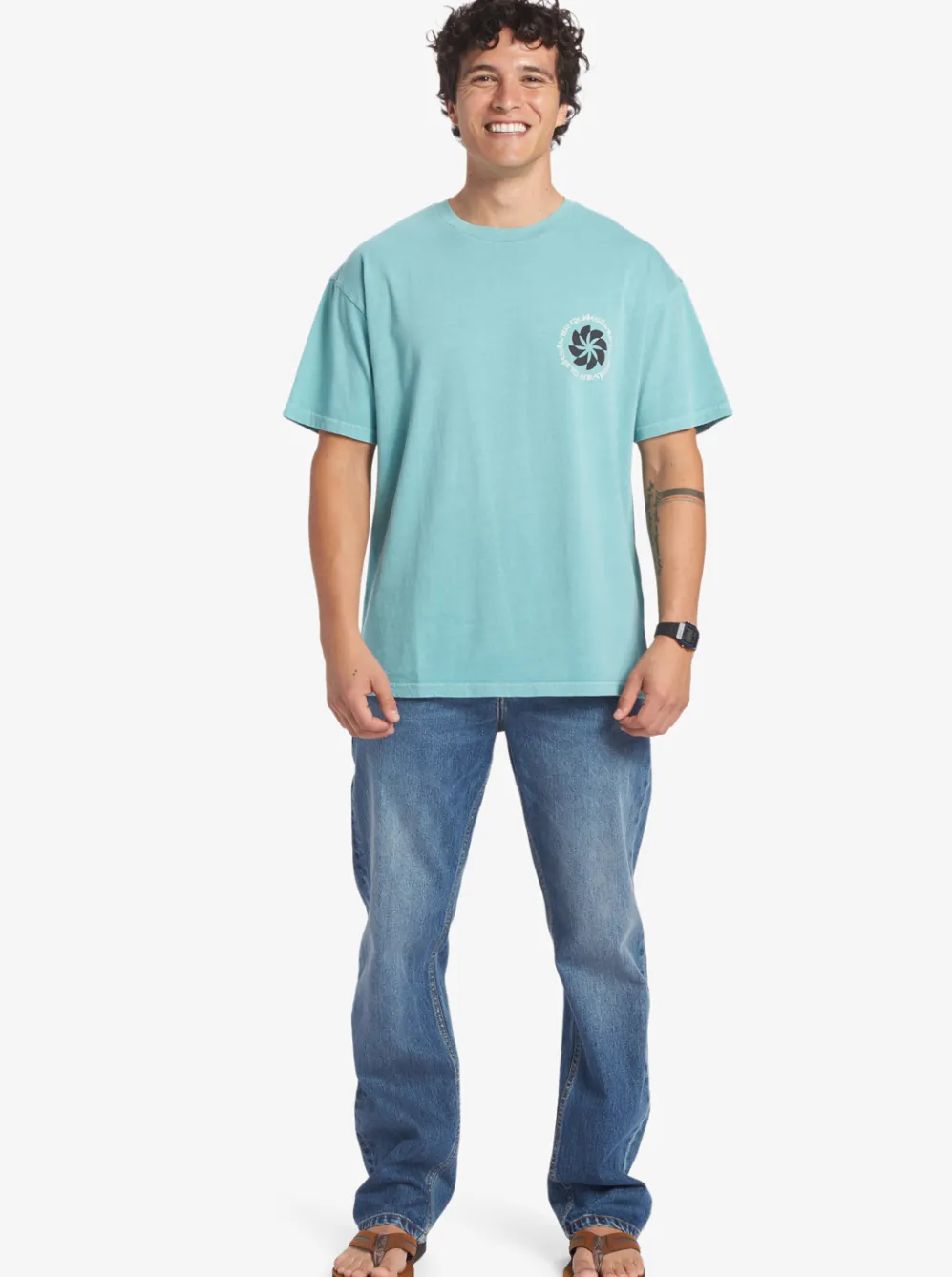Quiksilver Tees|Tipping Sunsets Mnd T-Shirt Reef Waters