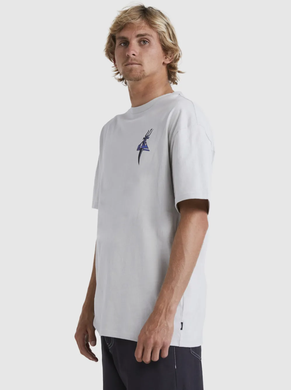 Quiksilver Tees|Tridagger T-Shirt Gray Violet