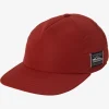 Quiksilver Hats|Tride Snapback Hat Red Ochre