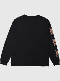 Quiksilver Tees|Trident Long Sleeve T-Shirt Black
