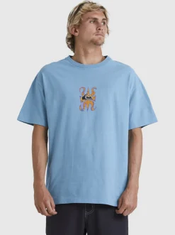 Quiksilver Tees|Trident T-Shirt Adriatic Blue