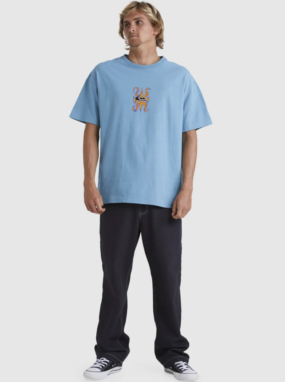 Quiksilver Tees|Trident T-Shirt Adriatic Blue