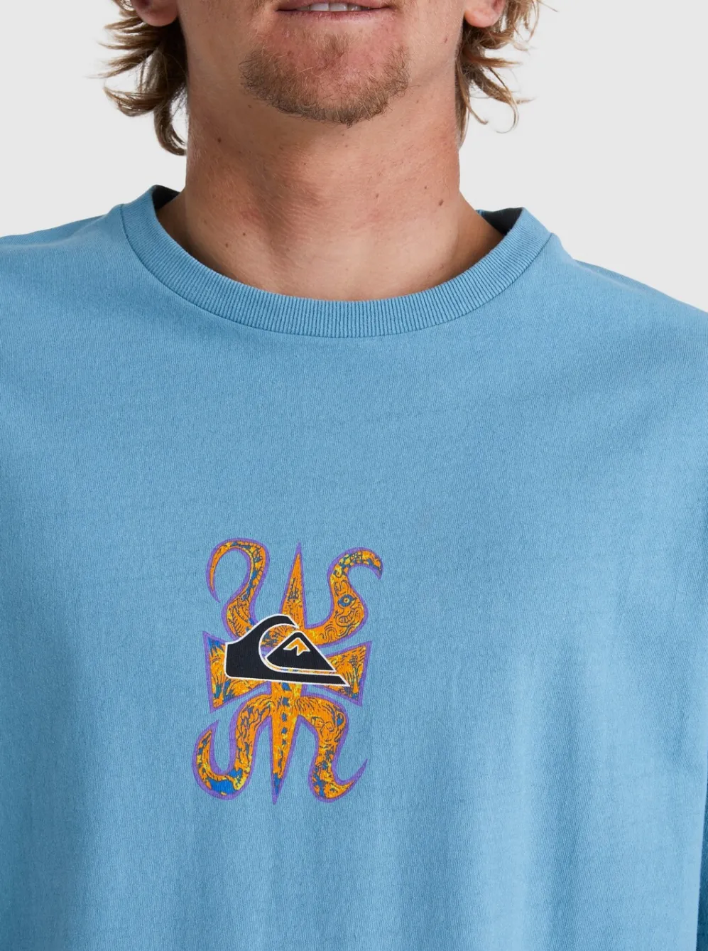Quiksilver Tees|Trident T-Shirt Adriatic Blue