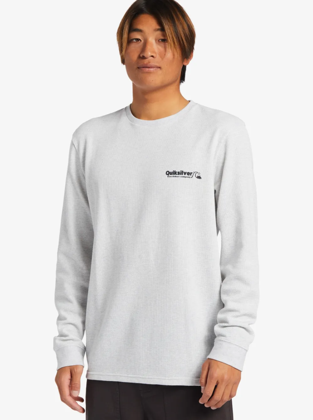 Quiksilver Tees|Triple Up Thermal Mth T-Shirt Athletic Heather