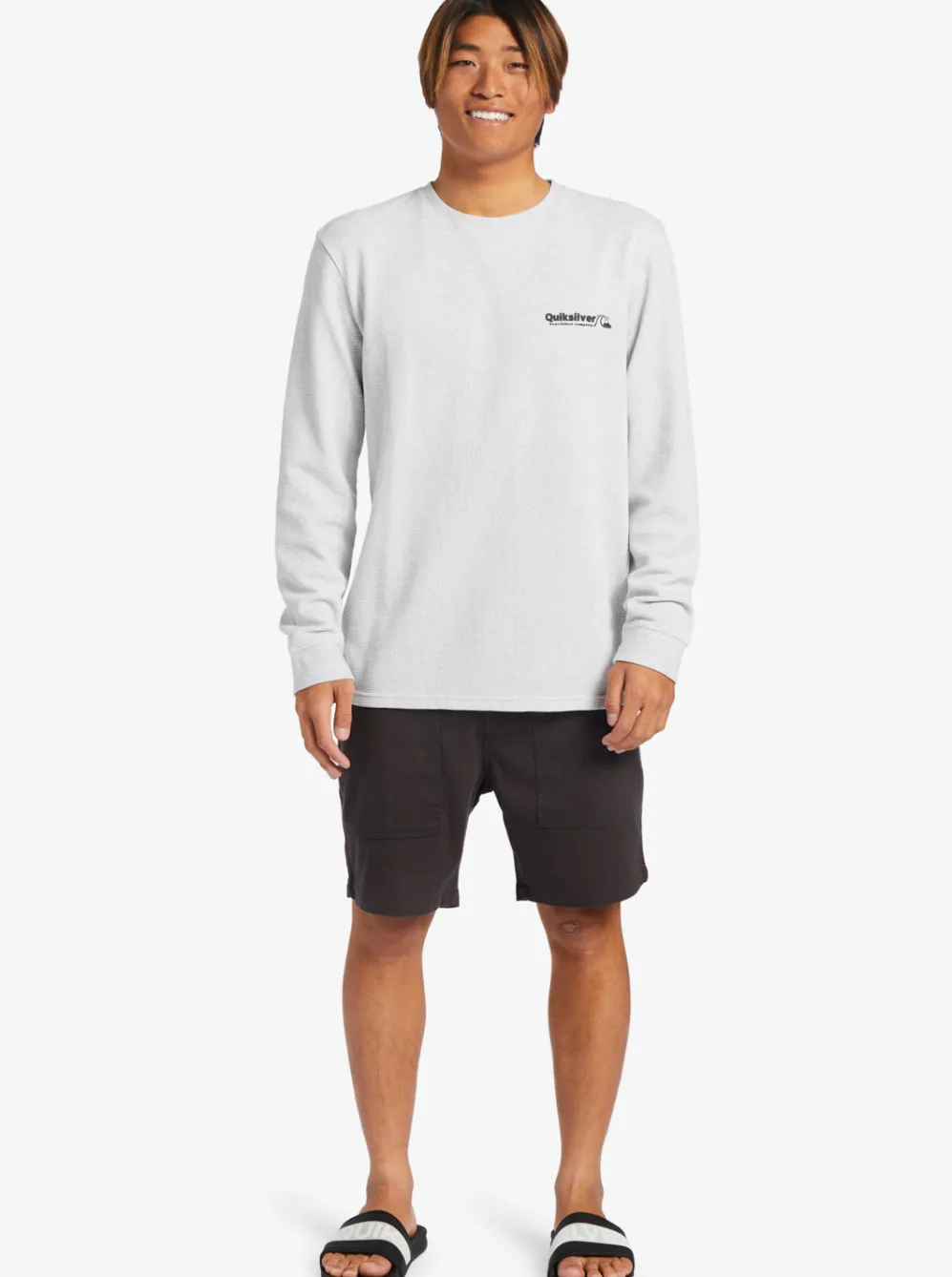 Quiksilver Tees|Triple Up Thermal Mth T-Shirt Athletic Heather