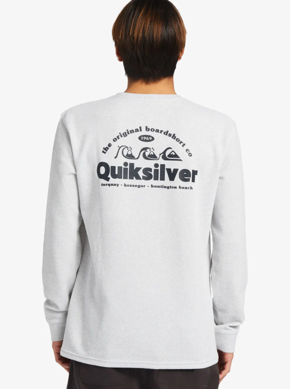 Quiksilver Tees|Triple Up Thermal Mth T-Shirt Athletic Heather