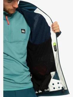 Quiksilver Snow Jackets|Ultralight 20K Technical Snow Jacket Nimbus Cloud