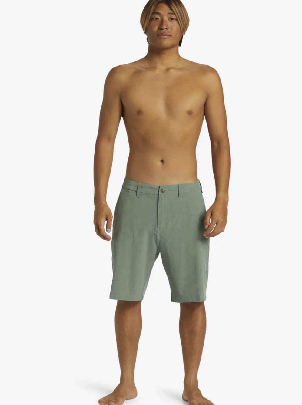 Quiksilver Boardshorts|Union Heather 20" Amphibian Boardshorts For Young Men Laurel Wreath