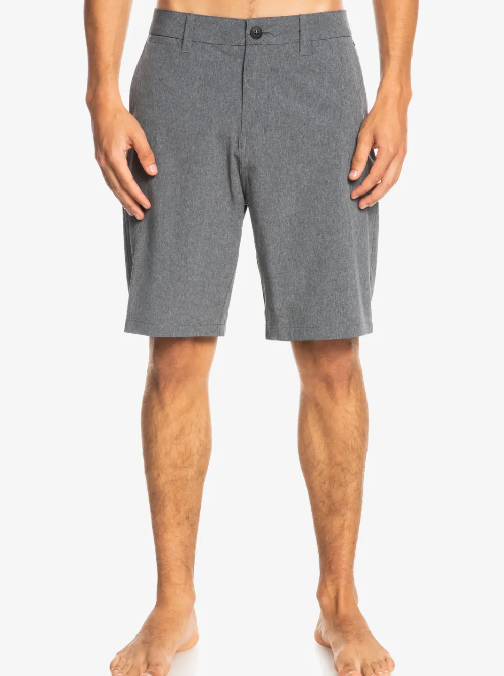 Quiksilver Boardshorts|Union Heather 20" Amphibian Boardshorts For Young Men Black