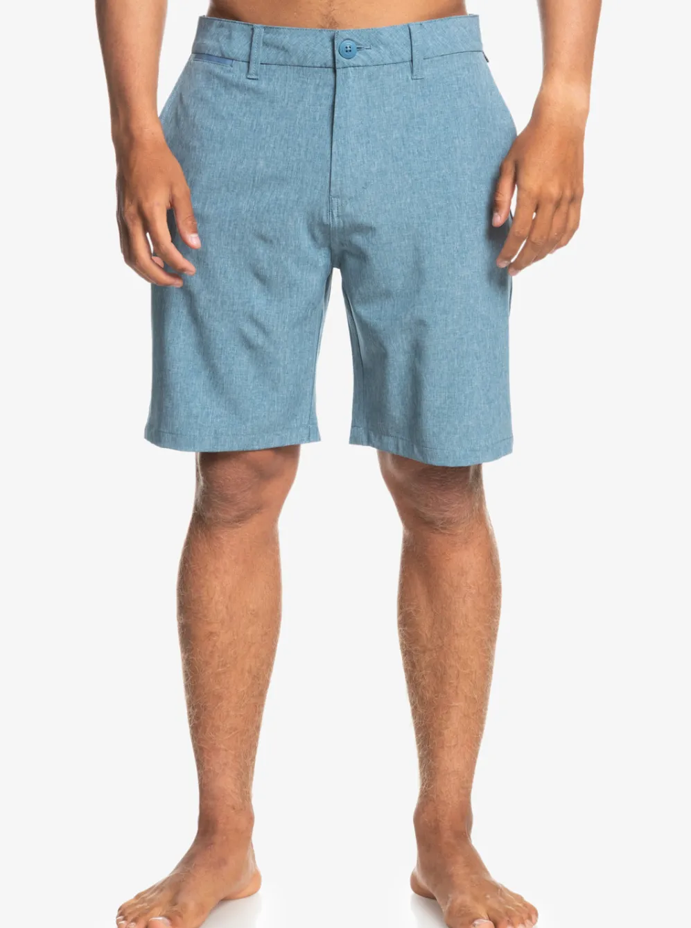 Quiksilver Boardshorts|Union Heather Amphibian 20" Hybrid Shorts Captains Blue