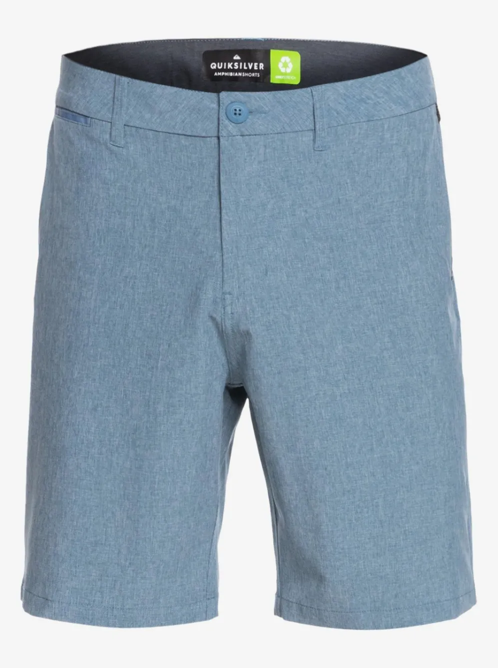 Quiksilver Boardshorts|Union Heather Amphibian 20" Hybrid Shorts Captains Blue