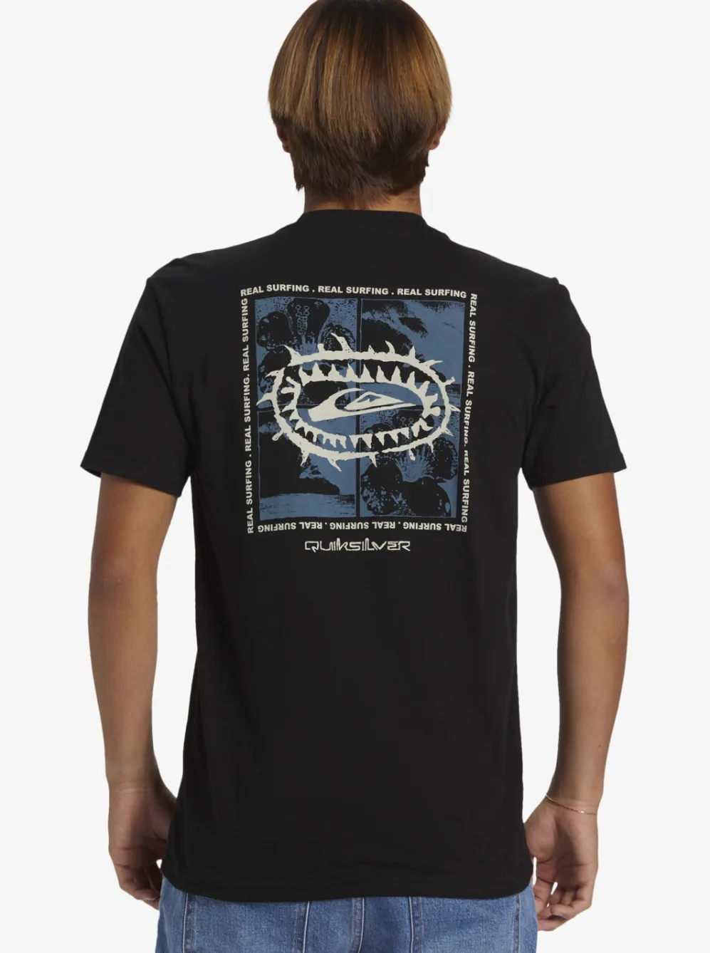 Quiksilver Tees|Urban Surfin T-Shirt Black