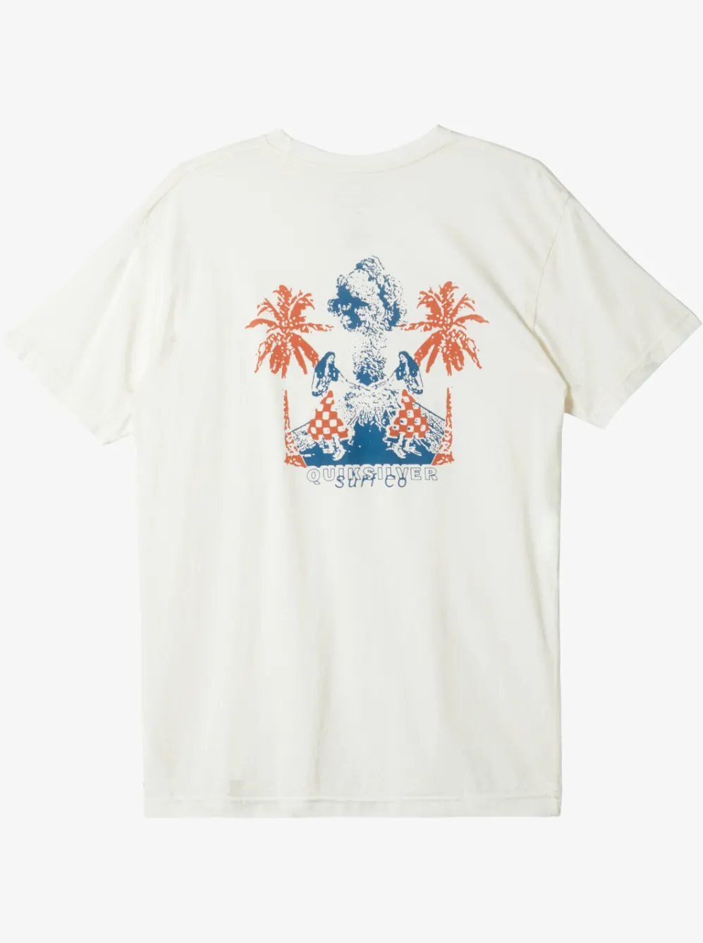 Quiksilver Tees|Urban Volcano T-Shirt Antique White