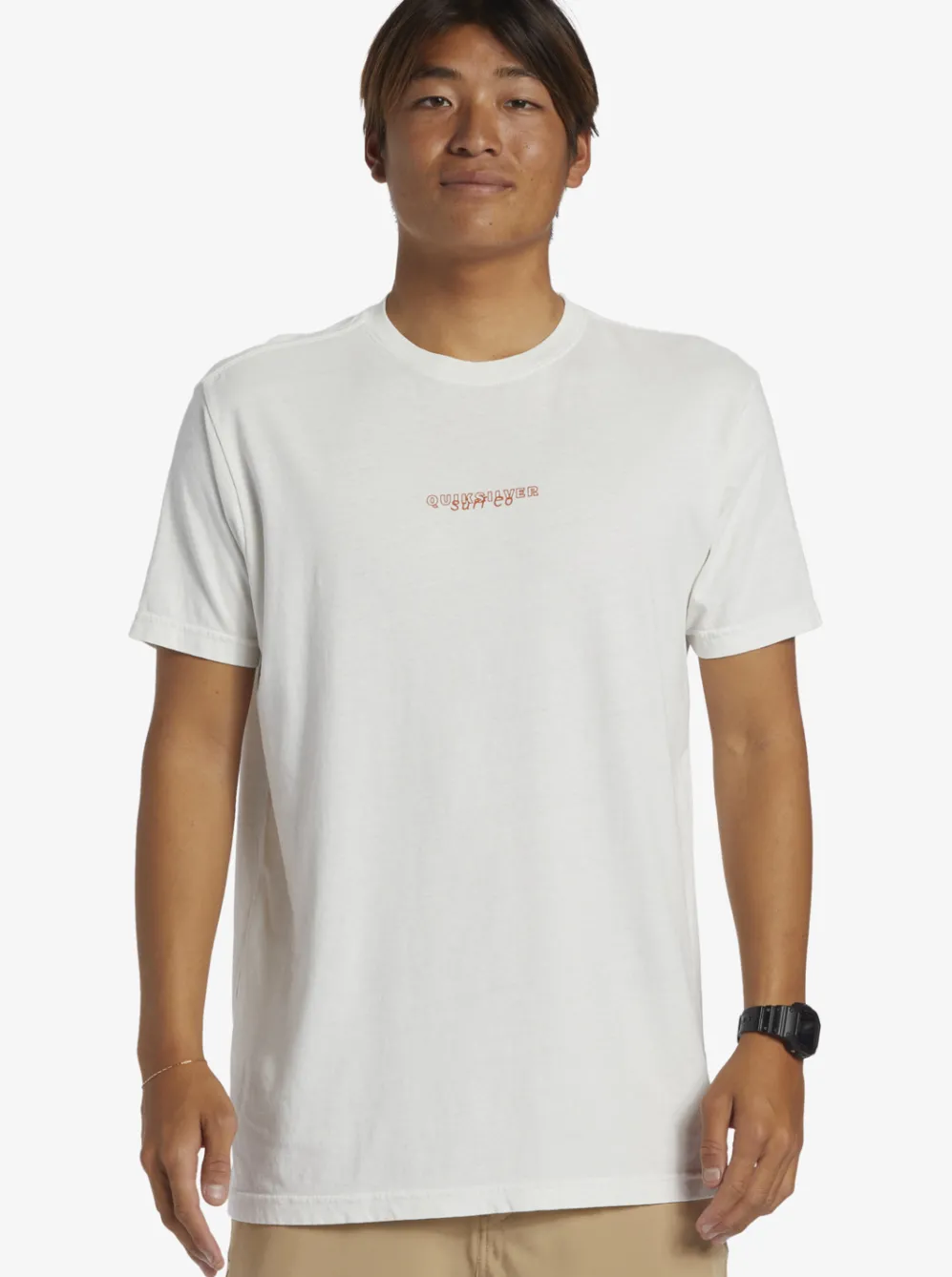 Quiksilver Tees|Urban Volcano T-Shirt Antique White