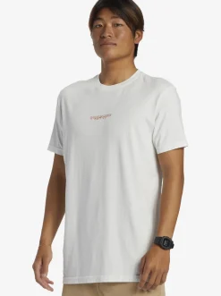 Quiksilver Tees|Urban Volcano T-Shirt Antique White