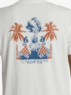 Quiksilver Tees|Urban Volcano T-Shirt Antique White