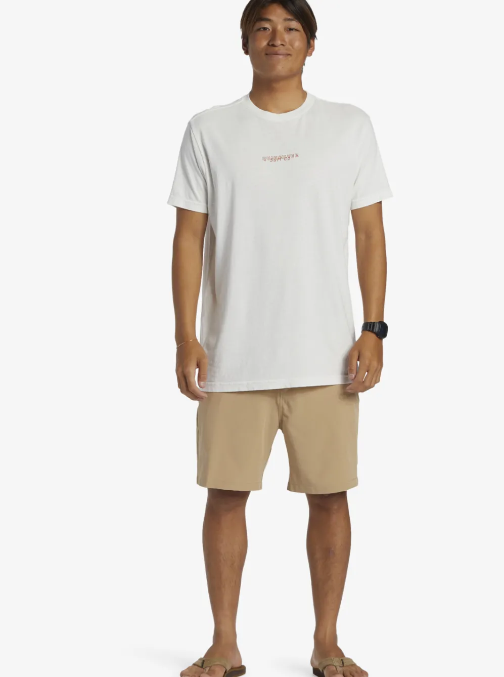 Quiksilver Tees|Urban Volcano T-Shirt Antique White