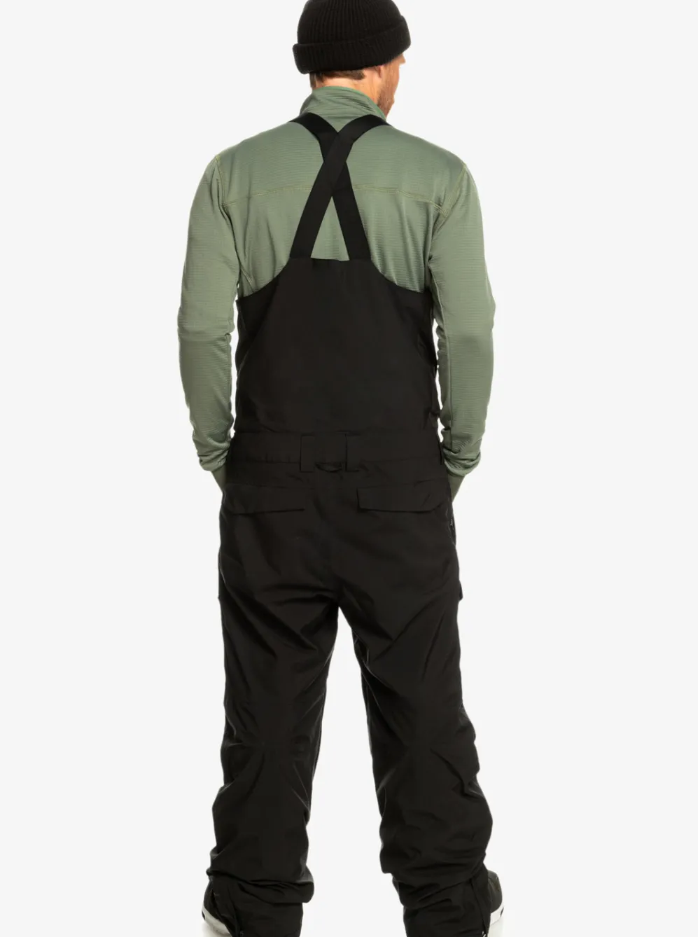 Quiksilver Snow Pants|Utility Technical Snow Bib Pants True Black